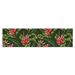 Tropical Flowers Satin Scarf (oblong) by goljakoff