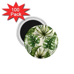 Green Leaves 1 75  Magnets (100 Pack)  by goljakoff