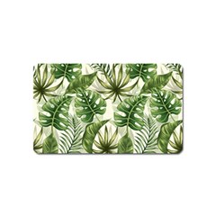 Green Leaves Magnet (name Card) by goljakoff