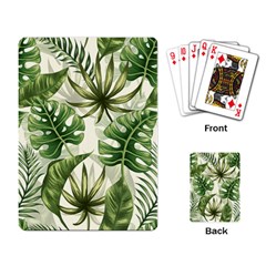 Green Leaves Playing Cards Single Design (rectangle) by goljakoff