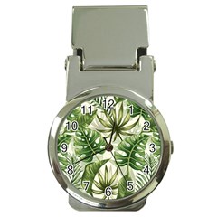 Green Leaves Money Clip Watches by goljakoff