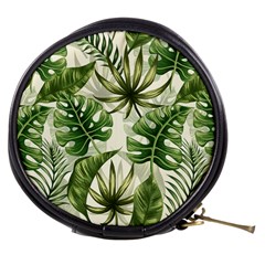 Green Leaves Mini Makeup Bag by goljakoff