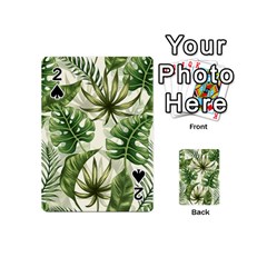 Green Leaves Playing Cards 54 Designs (mini) by goljakoff