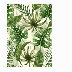 Green Leaves Large Garden Flag (two Sides) by goljakoff