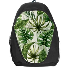 Green Leaves Backpack Bag by goljakoff