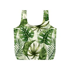 Green Leaves Full Print Recycle Bag (s) by goljakoff