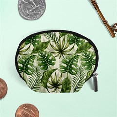 Green Leaves Accessory Pouch (small) by goljakoff