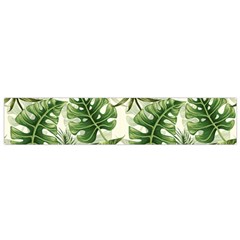 Green Leaves Small Flano Scarf by goljakoff