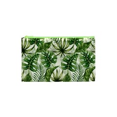 Green Leaves Cosmetic Bag (xs) by goljakoff