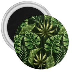 Green Leaves 3  Magnets by goljakoff