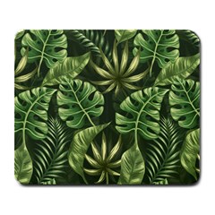 Green Leaves Large Mousepads by goljakoff