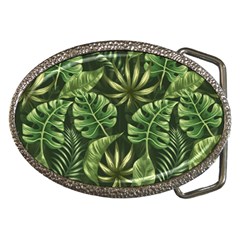 Green Leaves Belt Buckles by goljakoff