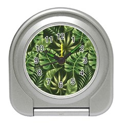 Green Leaves Travel Alarm Clock by goljakoff