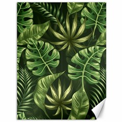 Green Leaves Canvas 36  X 48  by goljakoff