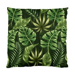 Green Leaves Standard Cushion Case (two Sides) by goljakoff