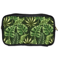 Green Leaves Toiletries Bag (one Side) by goljakoff