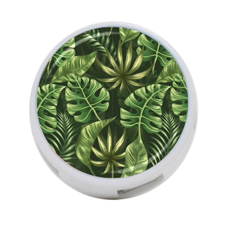 Green leaves 4-Port USB Hub (Two Sides)