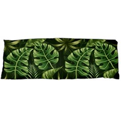 Green Leaves Body Pillow Case (dakimakura) by goljakoff