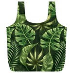 Green leaves Full Print Recycle Bag (XL) Front