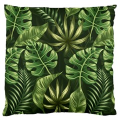 Green Leaves Standard Flano Cushion Case (one Side) by goljakoff