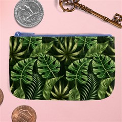 Green Leaves Large Coin Purse by goljakoff