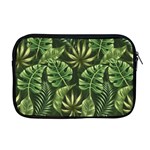 Green leaves Apple MacBook Pro 17  Zipper Case Front