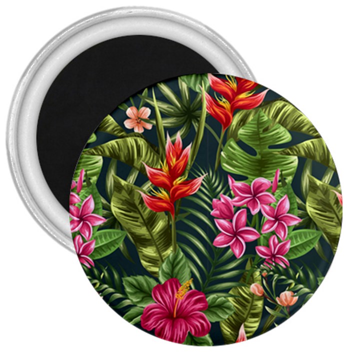 Tropical flowers 3  Magnets