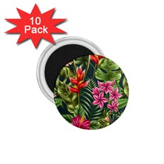 Tropical Flowers 1 75  Magnets (10 Pack)  by goljakoff