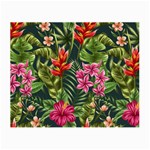 Tropical flowers Small Glasses Cloth Front