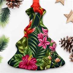 Tropical Flowers Ornament (christmas Tree)  by goljakoff