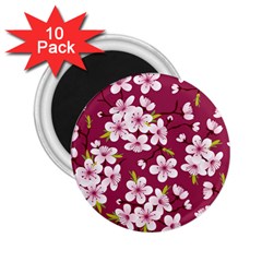 Sakura 2 25  Magnets (10 Pack)  by goljakoff