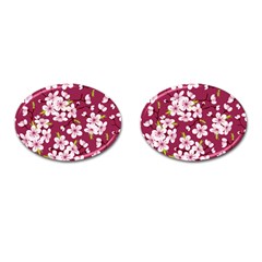 Sakura Cufflinks (oval) by goljakoff