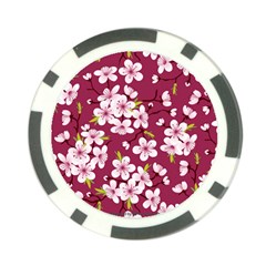 Sakura Poker Chip Card Guard by goljakoff