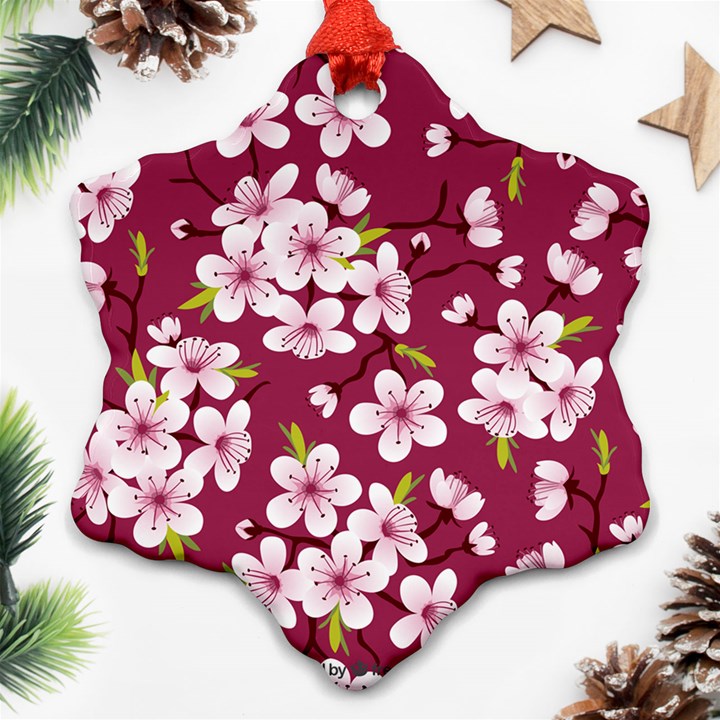 Sakura Ornament (Snowflake)