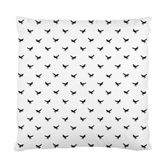 Birds Flying Motif Silhouette Print Pattern Standard Cushion Case (two Sides) by dflcprintsclothing