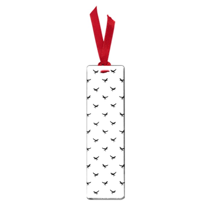 Birds Flying Motif Silhouette Print Pattern Small Book Marks