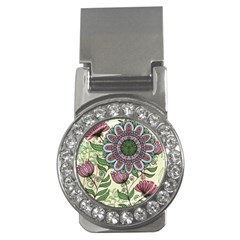 Flower Mandala Money Clips (cz)  by goljakoff