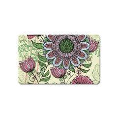 Flower Mandala Magnet (name Card) by goljakoff