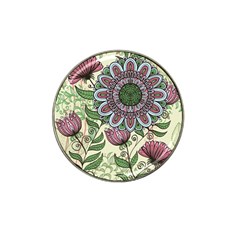 Flower Mandala Hat Clip Ball Marker (4 Pack) by goljakoff