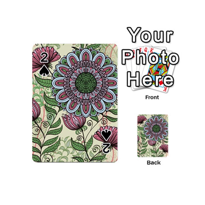 Flower mandala Playing Cards 54 Designs (Mini)