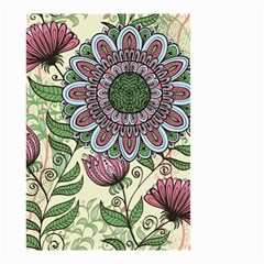 Flower Mandala Small Garden Flag (two Sides) by goljakoff