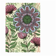 Flower Mandala Large Garden Flag (two Sides) by goljakoff