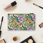 Peacock pattern Cosmetic Bag (Small) Back