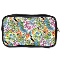 Peacock Pattern Toiletries Bag (one Side) by goljakoff