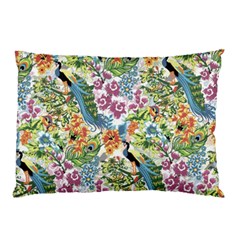 Peacock Pattern Pillow Case (two Sides) by goljakoff