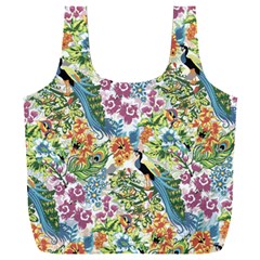 Peacock Pattern Full Print Recycle Bag (xxxl) by goljakoff