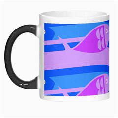 Fish Texture Blue Violet Module Morph Mugs