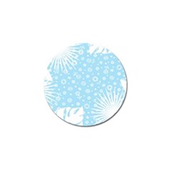 Flower Illustrations Golf Ball Marker (4 Pack)