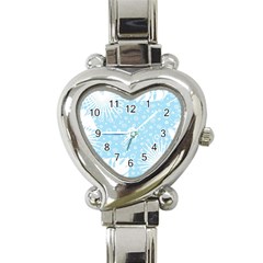 Flower Illustrations Heart Italian Charm Watch