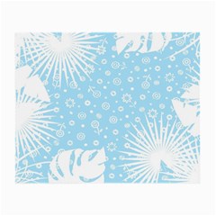 Flower Illustrations Small Glasses Cloth